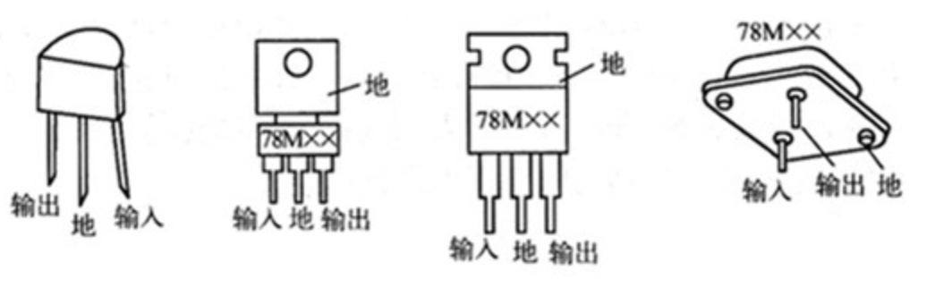 常见78系列稳压块外形图